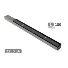 Carbide insert, 4 inserts with sleeve. 1