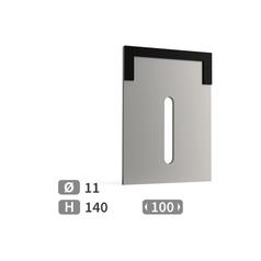 Scraper with carbide inserts for Packer. 1