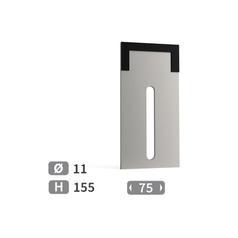 Scraper with carbide inserts for Packer. 1