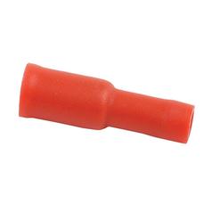 Pre Insulated Bullet Terminal - Female, 4.0mm, Red (0.5 - 1.5mm) 1