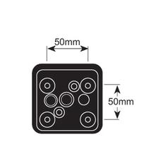 Rear Combination Light, (Halogen), Function: 4, Brake / Tail / Indicator / Number Plate, RH & LH, 12V 4