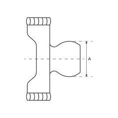 PTO Yoke - Quick Release Wide Angle (U/J Size: 36 x 89 & 32 x 106mm) Spline Type: 1-3/4\'\'x 6 2