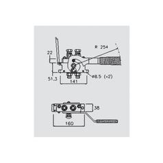 Faster Multiport Coupling - 2 Ports 3/8\'\' Body x 3/8\'\' BSP Female Thread (Fixed Part) 3