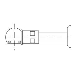 Gas Strut,  Total length: 200mm 2