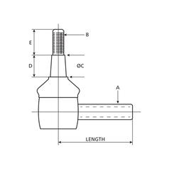 Track Rod, Length: 270mm 3