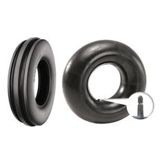 Tyre & Tube Set, 3.50 - 6, 4PR, TR13 Straight Valve 1