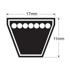 V Belt - BX Section - Belt No. BX49 2