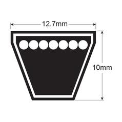 Wedge Belt - SPA Section - Belt No. SPA1332 2