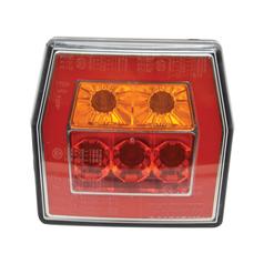 LED Rear Combination Light, Function: 3, Brake / Tail / Indicator, RH & LH, 12-36V 1