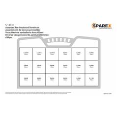 Compak 450 pcs. Pre Insulated Terminal Kit Assorted 3