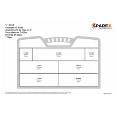 Two Ear Ø7-23mm 175 pcs.  Compak 2