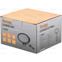 LED Work Light, Interference: Class 5, 4500 Lumens Raw, 10-30V 5