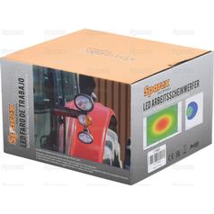 LED Work Light, Interference: Class 5, 4500 Lumens Raw, 10-30V 6