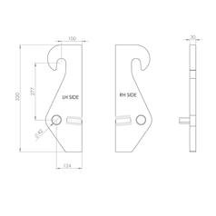 Loader Bracket (Pair), Replacement for: Kramer 2