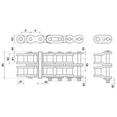 Connecting Link, Duplex, 100-2 2