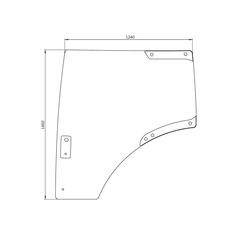 Door Glass LH 1