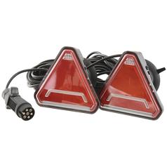 LED Lighting Set, Magnetic, Function: 6, Brake / Tail / Indicator / Fog / Number Plate / Reflector, 7.5M, 12V 1