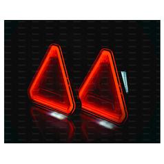 LED Lighting Set, Magnetic, Function: 6, Brake / Tail / Indicator / Fog / Number Plate / Reflector, 7.5M, 12V 4