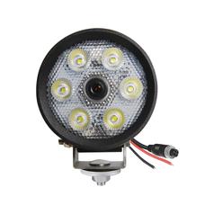 LED Work Light with built in Camera Wired Flood Beam Lumens Raw 1800 ECE Rating Reg 10 12V 1