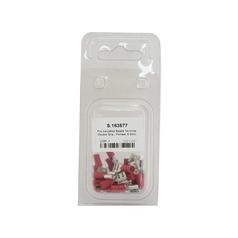 Agripak 25 pcs. Pre Insulated Spade Terminal Female, 6.3mm, Red 2