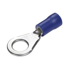 Agripak 25 pcs. Pre Insulated Ring Terminal, 6.4mm, Blue 2