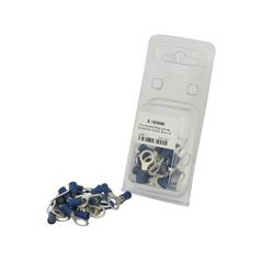 Agripak 25 pcs. Pre Insulated Ring Terminal, 8.4mm, Blue 1