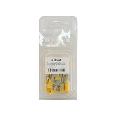 Agripak 25 pcs. Pre Insulated Ring Terminal, 10.5mm, Yellow 2