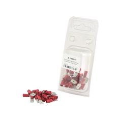 Agripak 25 pcs. Pre Insulated Spade Terminal Male, 6.3mm, Red 1