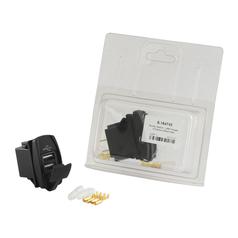 Agripak 1 pc. Rocker Switch USB Charger 2 Position 1