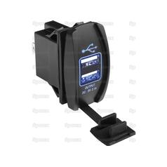 Agripak 1 pc. Rocker Switch USB Charger 2 Position 3