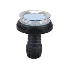 LED Rotating Beacon, Green, Flexible Pin 12-24V 2