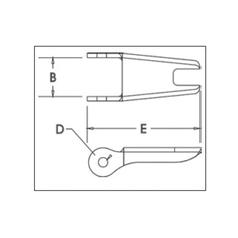 Swivel Hook Repair Kit  L3322B - SWL: 3.2T 3