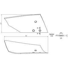 Skim Mouldboard - RH (Kuhn) 2