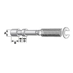 PTO Yoke Pin - Pin Ø:13.9mm 2