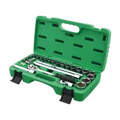 1/2\'\'  Drive. 28 pcs. Professional Grade Flank Socket Set 2