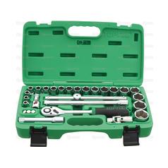 1/2\'\'  Drive. 28 pcs. Professional Grade Flank Socket Set 3