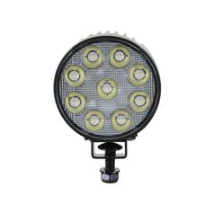 LED High Power Light- 10-30V, Round Work Light 10620 Lumens Raw, Bracket 2