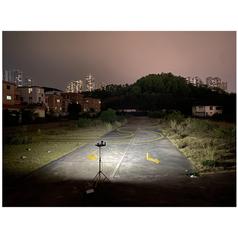 LED Mini Light- 10-30V, Oval Work Light 4650 Lumens Raw, Bracket 8