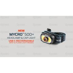 MYCRO 500+ Head Torch 6