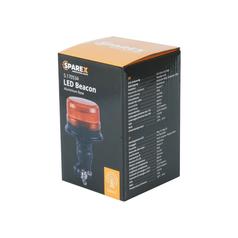 LED Beacon, Amber, Flexible Pin 12-24V 4