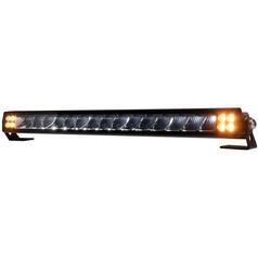 LED Work Light Bar with Warning Light Flood Beam Lumens Raw 11000 Overall length 484mm 9-36V 2