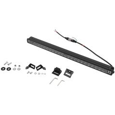 LED Work Light Bar with Warning Light Flood Beam Lumens Raw 17600 Overall length 727mm 9-36V 1