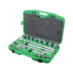 3/4\'\'  Drive. 21 pcs. Professional Grade Flank Socket Set 1