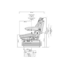 GRAMMER Air Suspension Seat - MSG95G/731 7