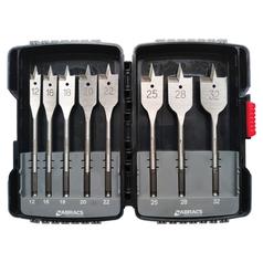 Flat Wood Drill Bit Set Pk of 8 pcs. (Reinforced Case) 1