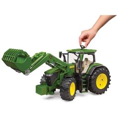 1/16 Scale Bruder John Deere 7R 350 Tractor with Loader, Grapple 1
