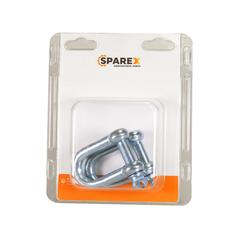 Agripak 2 pcs. D Shackle Pin 11mm Jaw 22mm 1