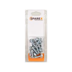 Agripak 10 pcs. Serated Flange Bolt M6x20mm 1