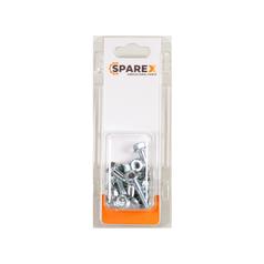 Agripak 10 pcs. Serated Flange Bolt M6x30mm 1