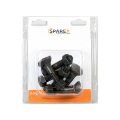 Agripak 6 pcs. Rhead Bolts&Nuts - M12 x 60mm 1